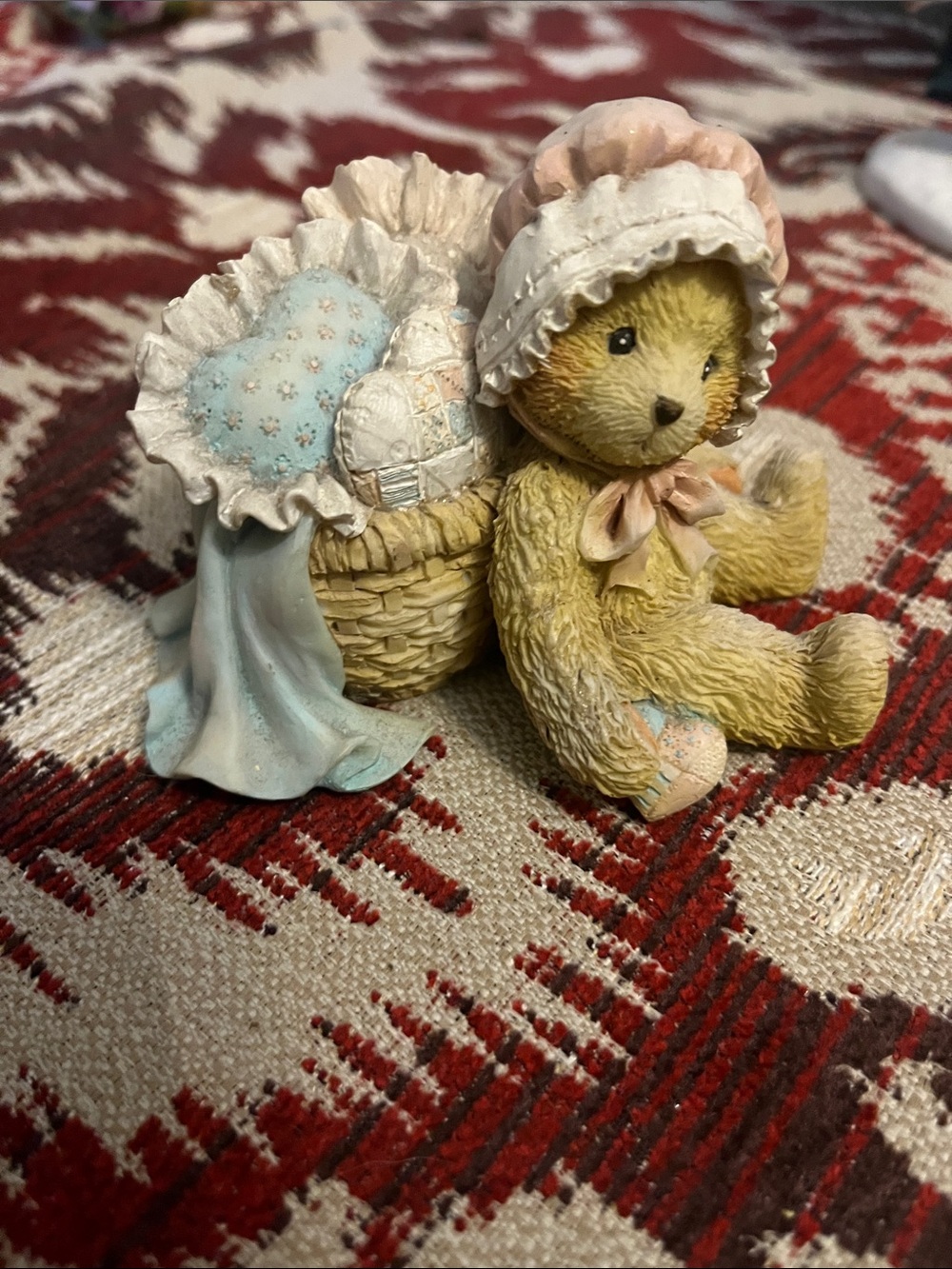 Cherished Teddies “Jasmine” Figurine “you have touched my heart “1991 802